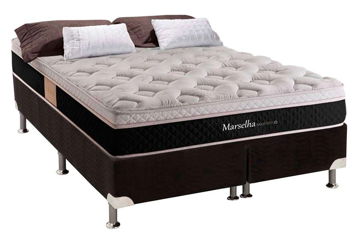 Cama Box CRC +Colchão Molas Marselha Herval
