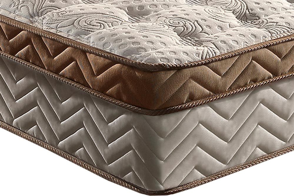 Cama Box Baú CRC +Colchão Molas Eco Linho Paropas