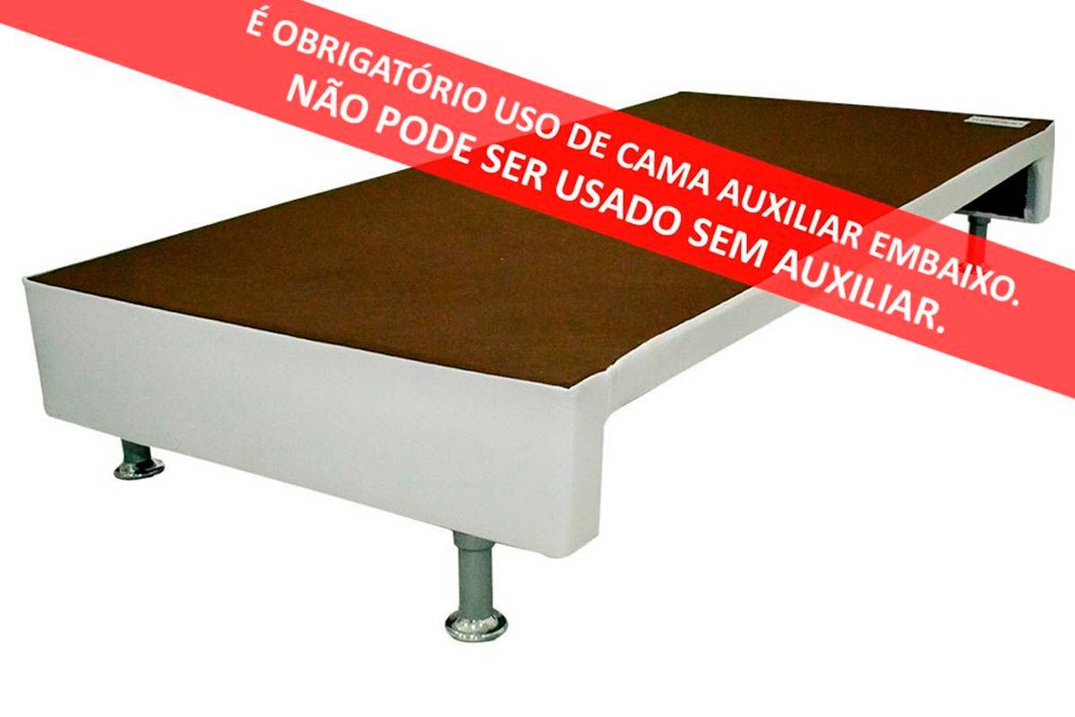 Cama Box c/Aux CRC +Colchão Ortopédico Ultra Paropas