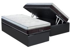 Cama Box Baú Filhão +Colchão Molas Serenatta Polar
