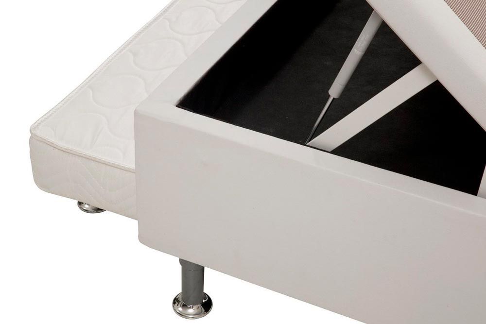 Cama Baú c/Aux CRC +Colchão D45 Polar