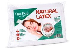 Travesseiro Látex LN1104 Lavável c/ Capa Percal 200 Fios - Duoflex - 50x70