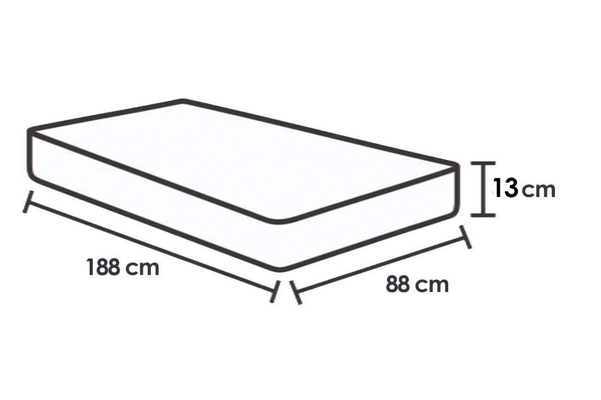 Colchão D23 Orthoflex Comfortpedic LineSolteiro - 88x188x13 Colchão D23 Orthoflex Comfortpedic LineSolteiro - 88x188x13
