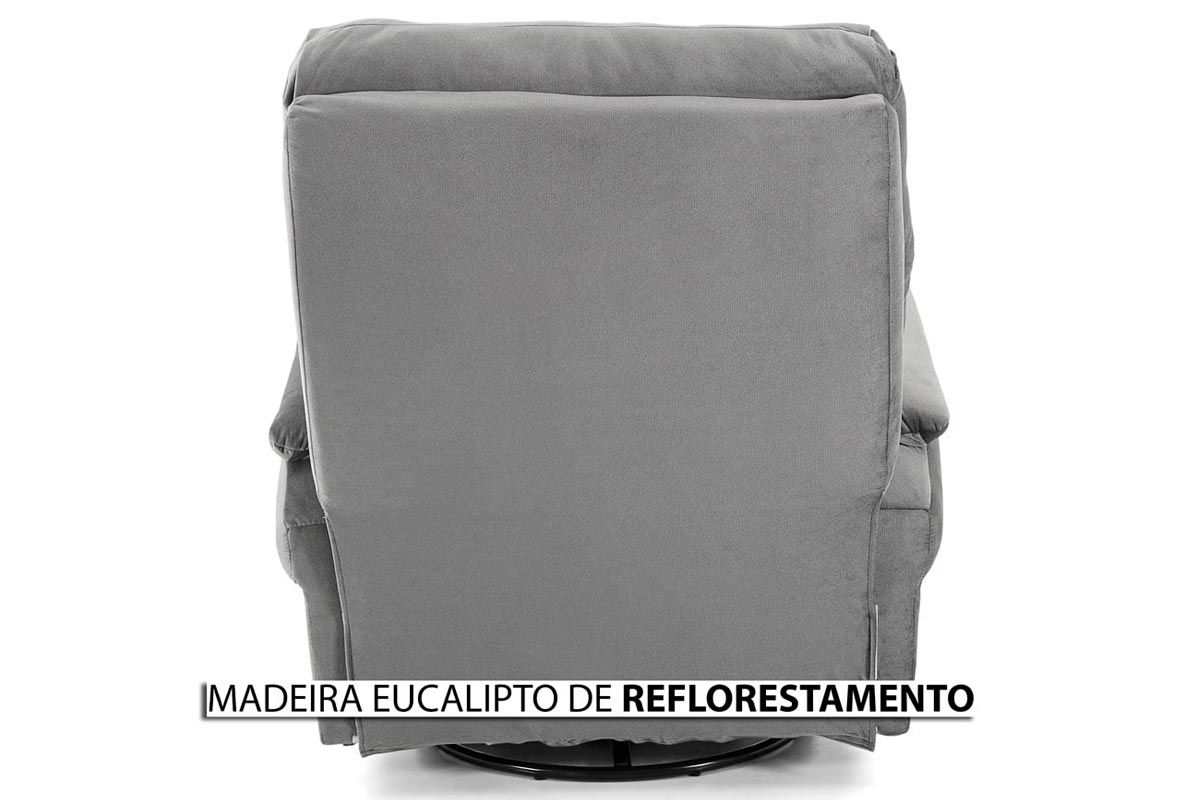 Poltrona Reclinável p/ Sala c/Massagem MH 1217 Two Way Herval Poltrona Reclinável p/ Sala c/Massagem MH 1217 Two Way Herval