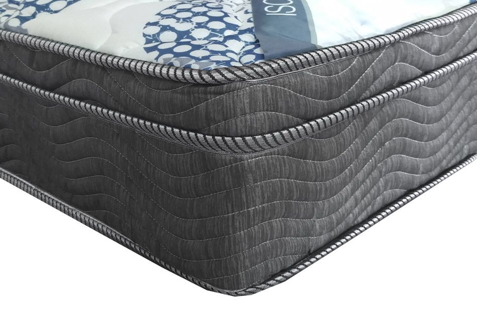 Cama Box Baú CRC +Colchão Molas ISO Ortobom
