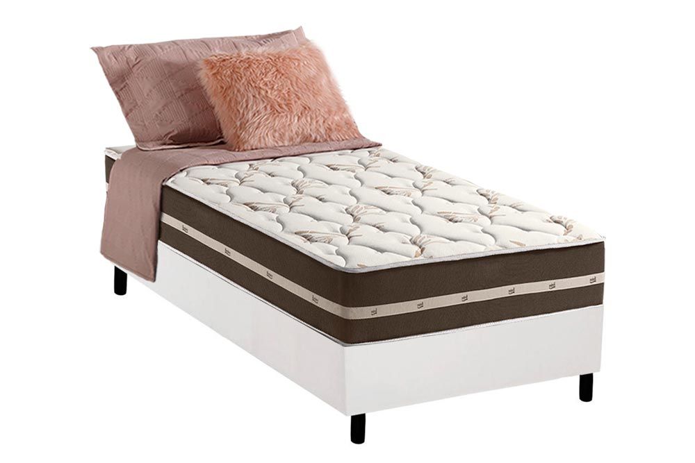 Cama Box CRC +Colchão Molas Classic Anjos