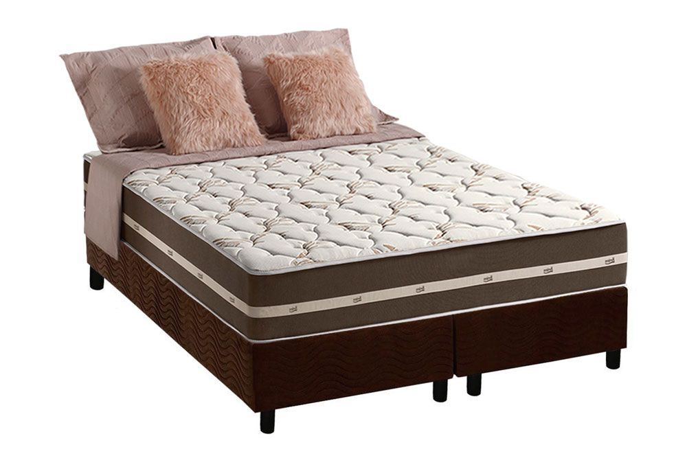 Cama Box CRC +Colchão Molas Classic Anjos