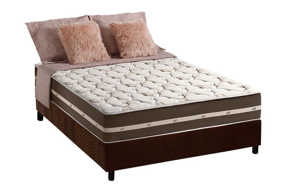 Cama Box CRC +Colchão Molas Classic Anjos