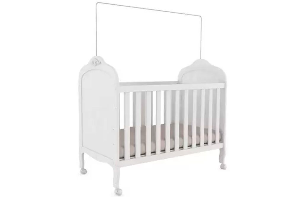 Berço Infantil Elô 2 em 1 PerobaBranco Berço Infantil Elô 2 em 1 PerobaBranco