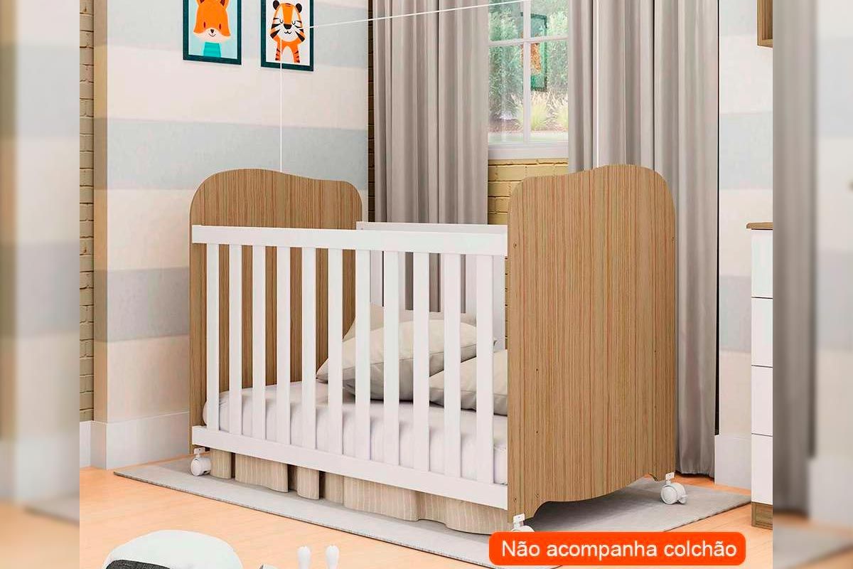 Berço Infantil Uli Peroba
