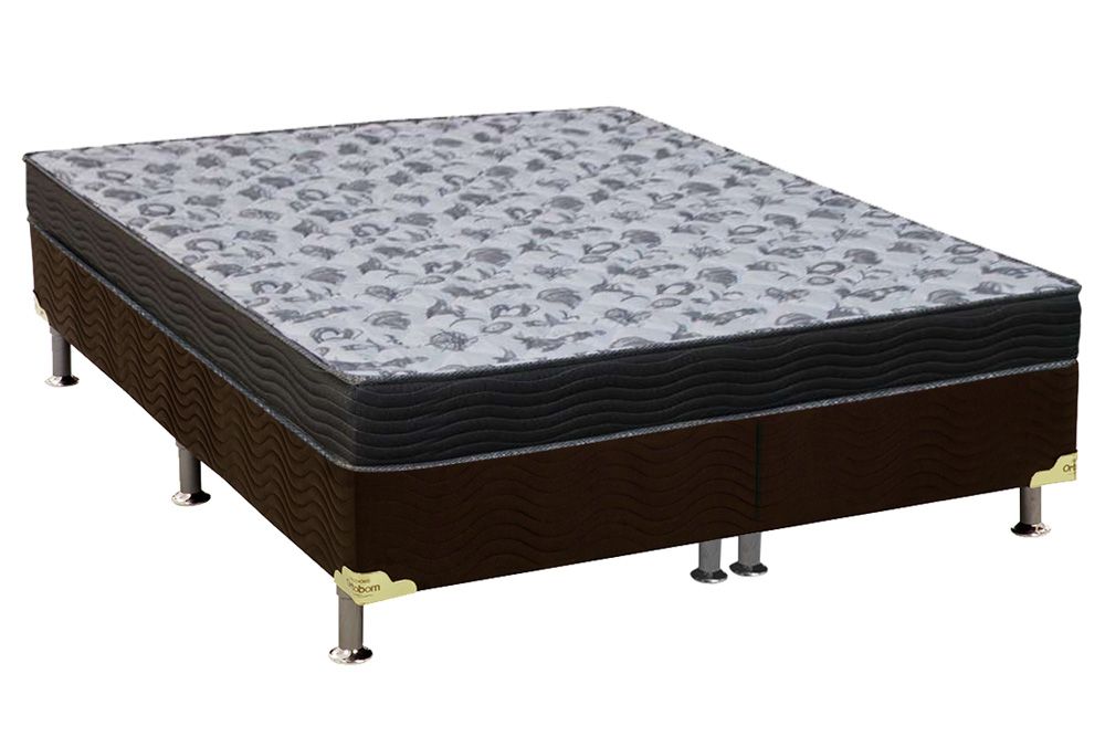 Cama Box CRC +Colchão Ortopédico ISO100 Ortobom