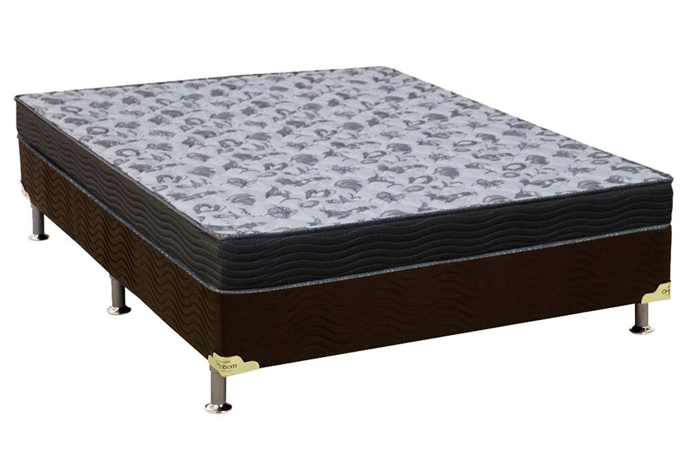 Cama Box CRC +Colchão Ortopédico ISO100 Ortobom
