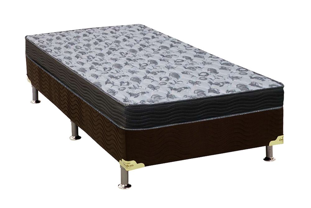 Cama Box CRC +Colchão Ortopédico ISO100 Ortobom