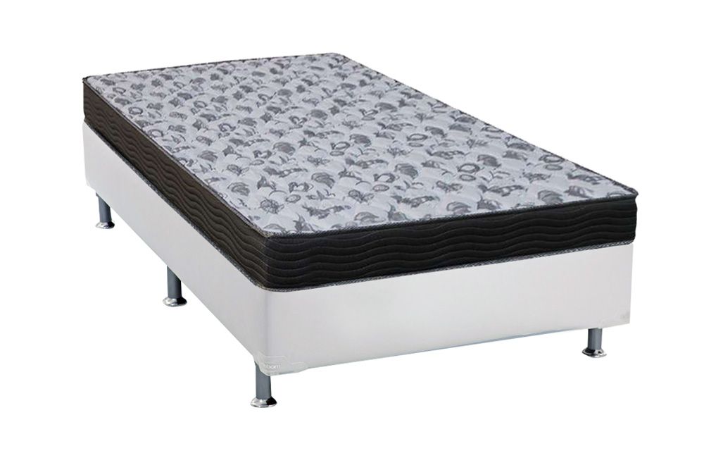 Cama Box CRC +Colchão Ortopédico ISO100 Ortobom