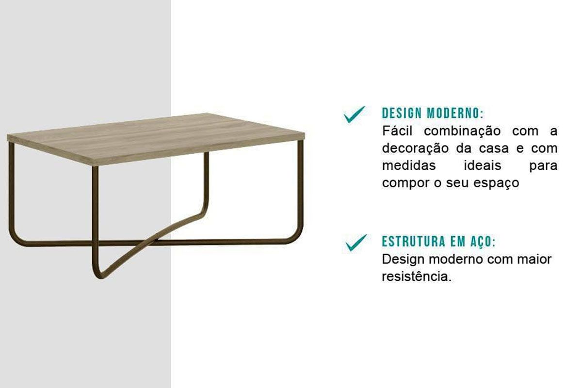 Mesa Centro Sala Connect 1271 Carraro Mesa Centro Sala Connect 1271 Carraro