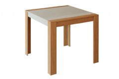 Mesa Jantar Grace c/Tampo Madeirado 90x90cm Cimol - Nature/Off White