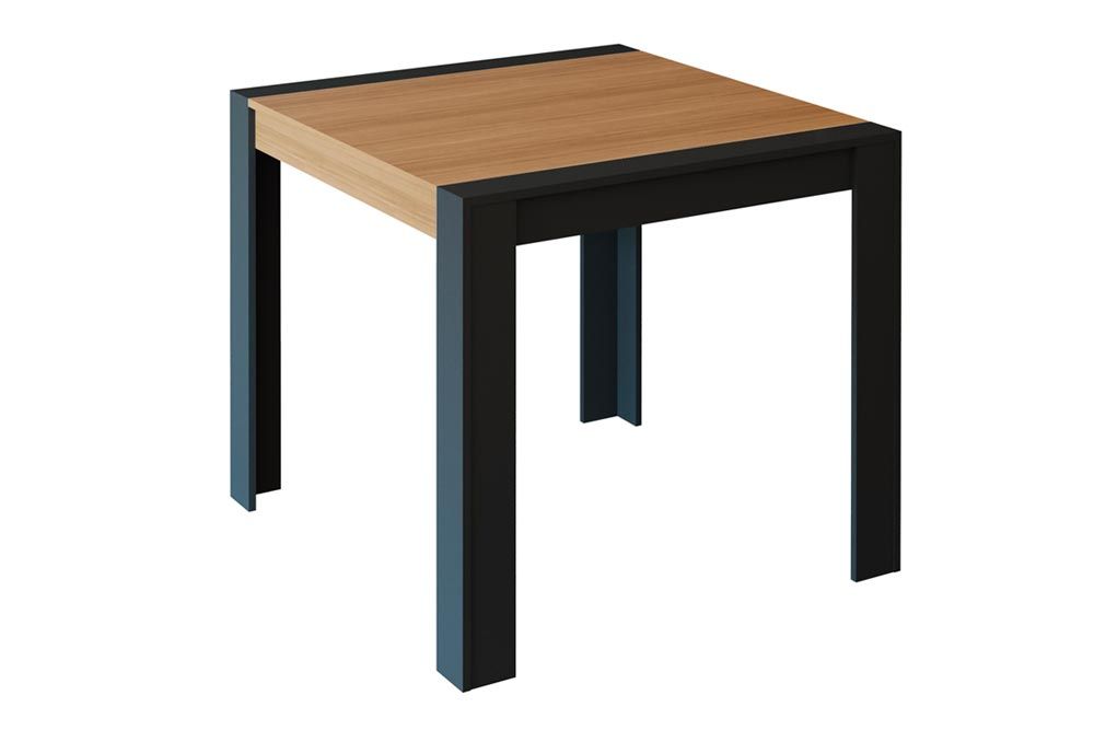 Mesa Jantar Grace c/Tampo Madeirado 90x90cm CimolChumbo/Nature Mesa Jantar Grace c/Tampo Madeirado 90x90cm CimolChumbo/Nature