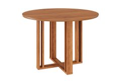 Mesa Jantar Flora c/Tampo Madeirado 109cm Cimol - Cinamomo