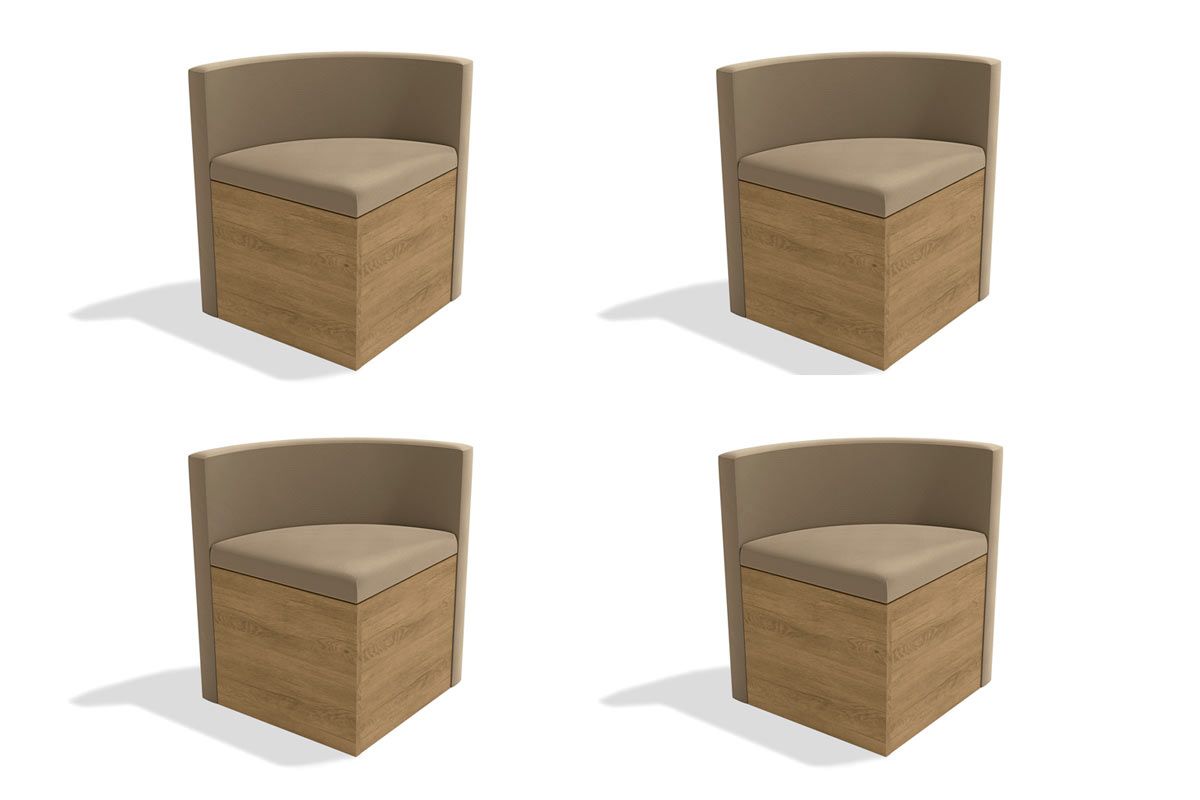 Cadeira Jantar 4CAD800 Kit 4 Un KappesbergFreijó - Assento/Encosto Suede Bege Geométric Cadeira Jantar 4CAD800 Kit 4 Un KappesbergFreijó - Assento/Encosto Suede Bege Geométric