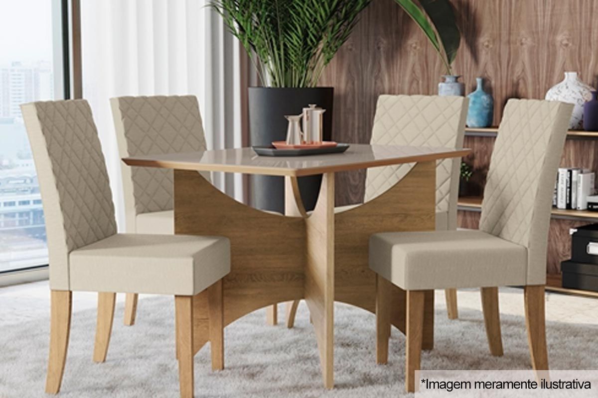 Tampo Mesa MDF/Vidro TA28 Jantar 105cm Kappesberg Tampo Mesa MDF/Vidro TA28 Jantar 105cm Kappesberg