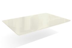 Tampo Mesa MDF/Vidro TA31 Crome 120cm Kappesberg