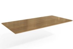 Tampo Mesa c/Vidro TA45 Jantar/Premium Retangular 180x90cm Kappesberg - Nogueira/Nogueira