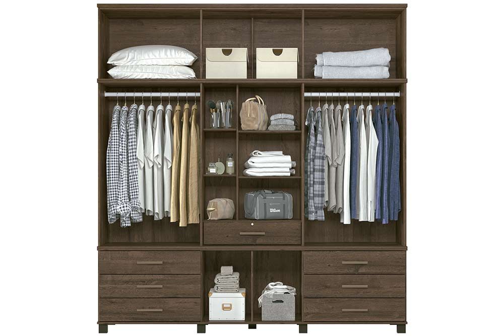 Guarda Roupa Casal 13 Portas c/Esp Londres S. Andirá Guarda Roupa Casal 13 Portas c/Esp Londres S. Andirá