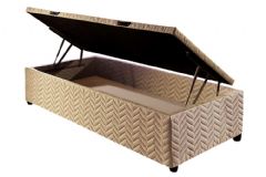 Cama Box Baú Universal Rústico Clean - Paropas - Solteiro - 88x188x36