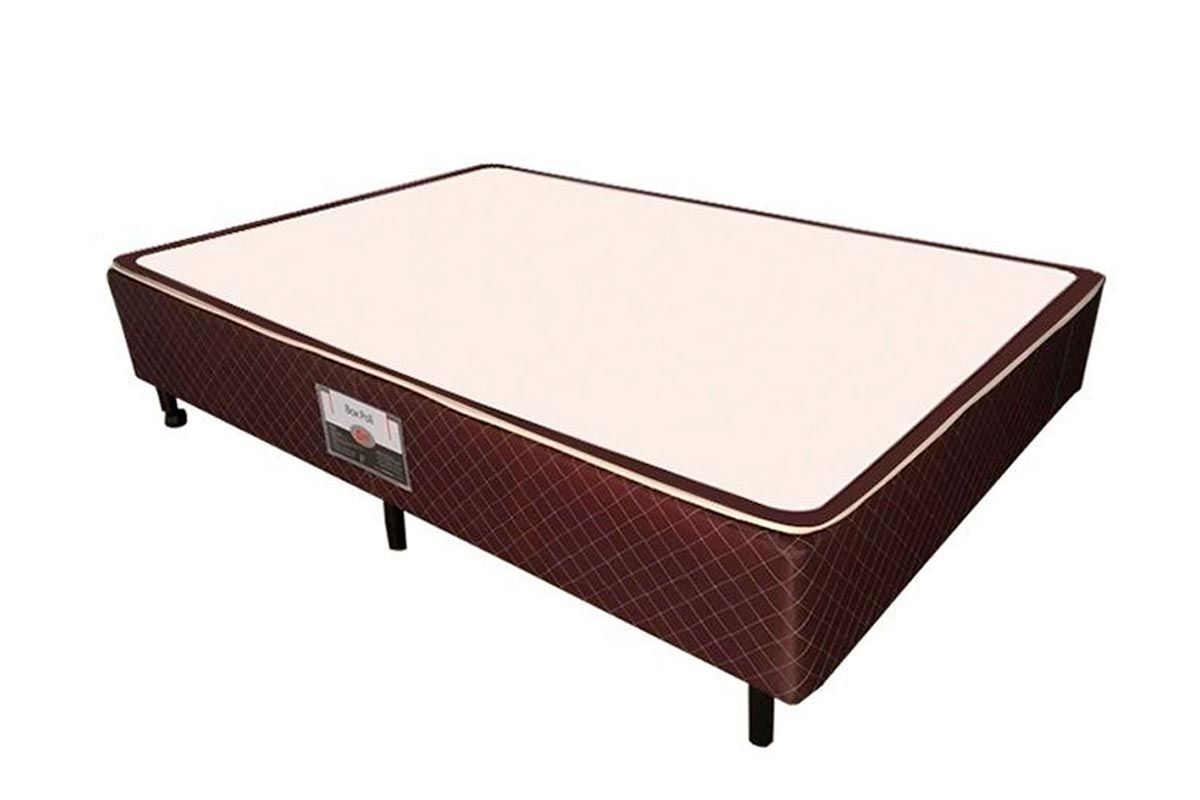 Cama Box Castor Poli BrownCasal - 138x188x27 Cama Box Castor Poli BrownCasal - 138x188x27