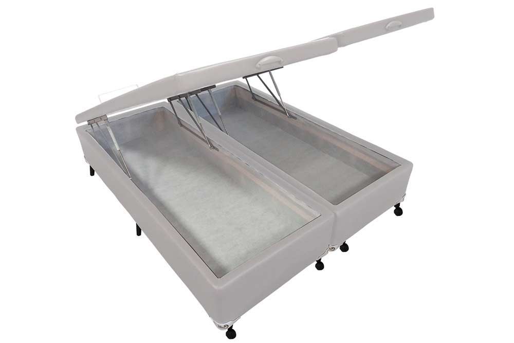 Cama Box Baú Castor Corano White New