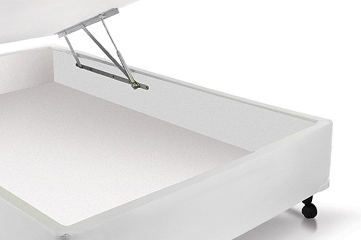 Cama Box Baú Castor Corano White New Cama Box Baú Castor Corano White New