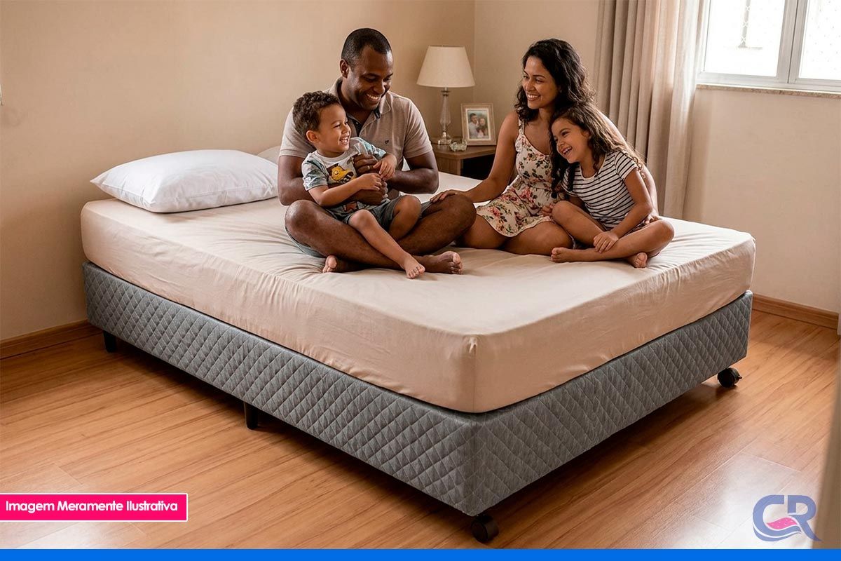 Cama Box Castor Poli Gray