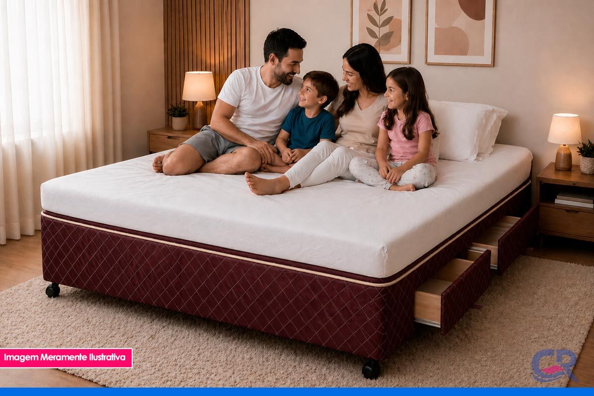 Cama Box Castor Poli Brown Cama Box Castor Poli Brown