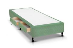 Cama Box Castor Poli Green