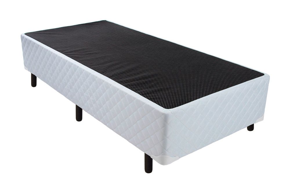 Cama Box Luckspuma WhiteSolteiro - 88x188x24 Cama Box Luckspuma WhiteSolteiro - 88x188x24