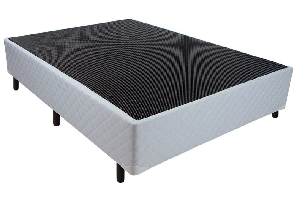 Cama Box Luckspuma WhiteCasal - 138x188x24 Cama Box Luckspuma WhiteCasal - 138x188x24