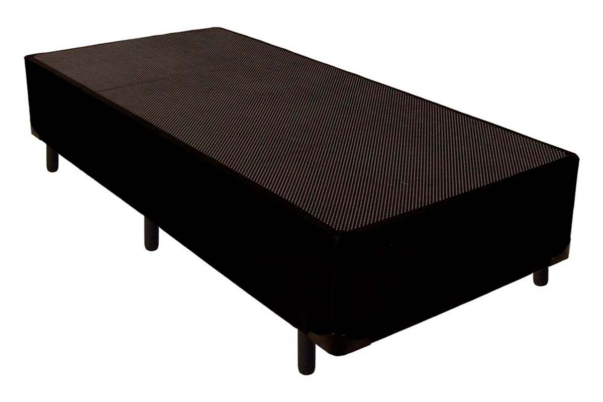 Cama Box Luckspuma Corano BlackSolteiro - 88x188x24