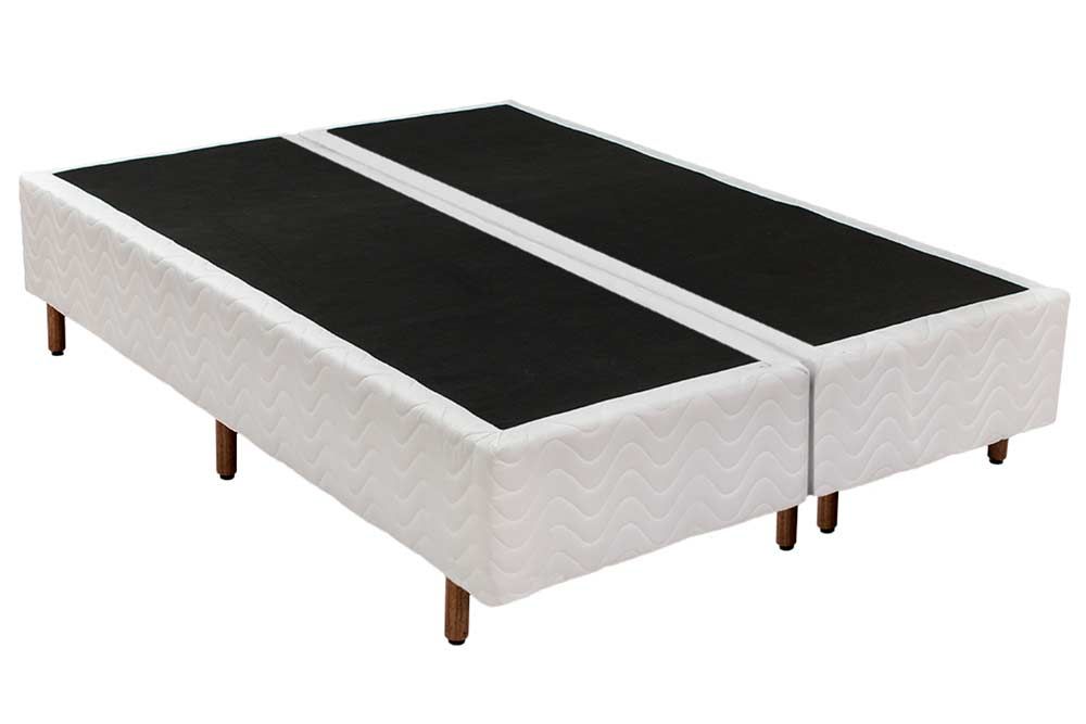Cama Box Polar Bordado WhiteQueen - 158x198x25