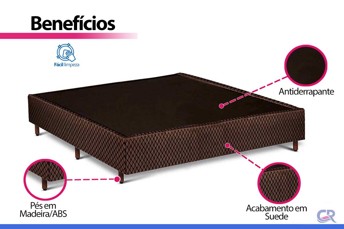 Cama Box Polar Suede Brown Cama Box Polar Suede Brown