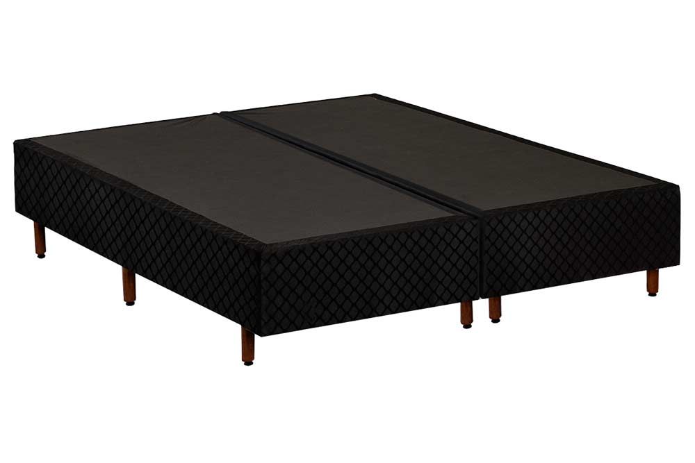 Cama Box Polar Bordado BlackKing - 193x203x25