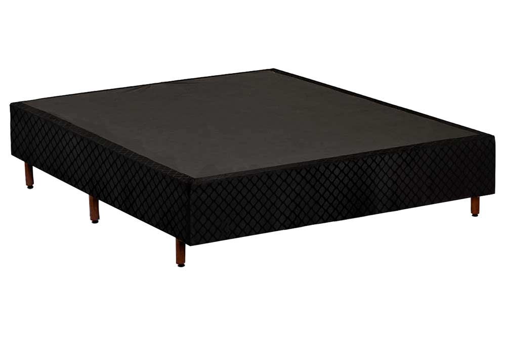Cama Box Polar Bordado BlackCasal - 138x188x25