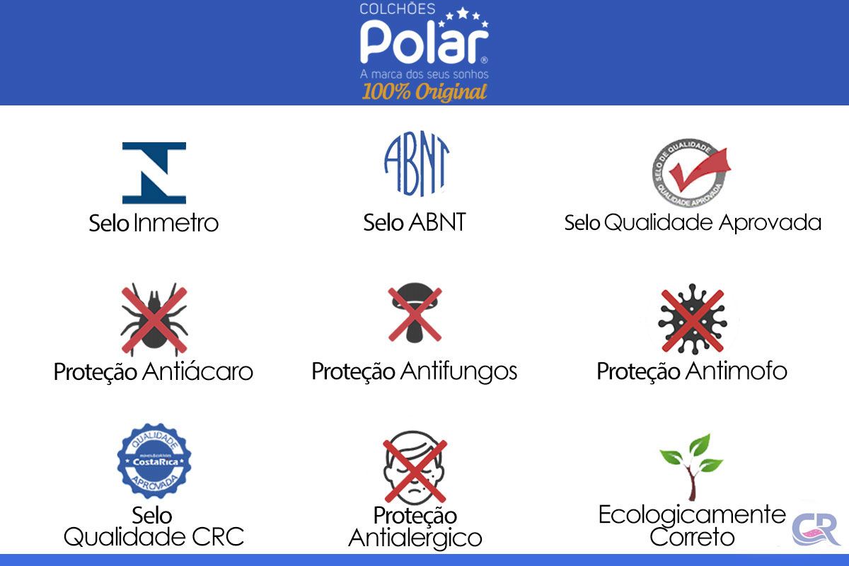 Colchão Ortopédico Polar OrthoPremium Colchão Ortopédico Polar OrthoPremium