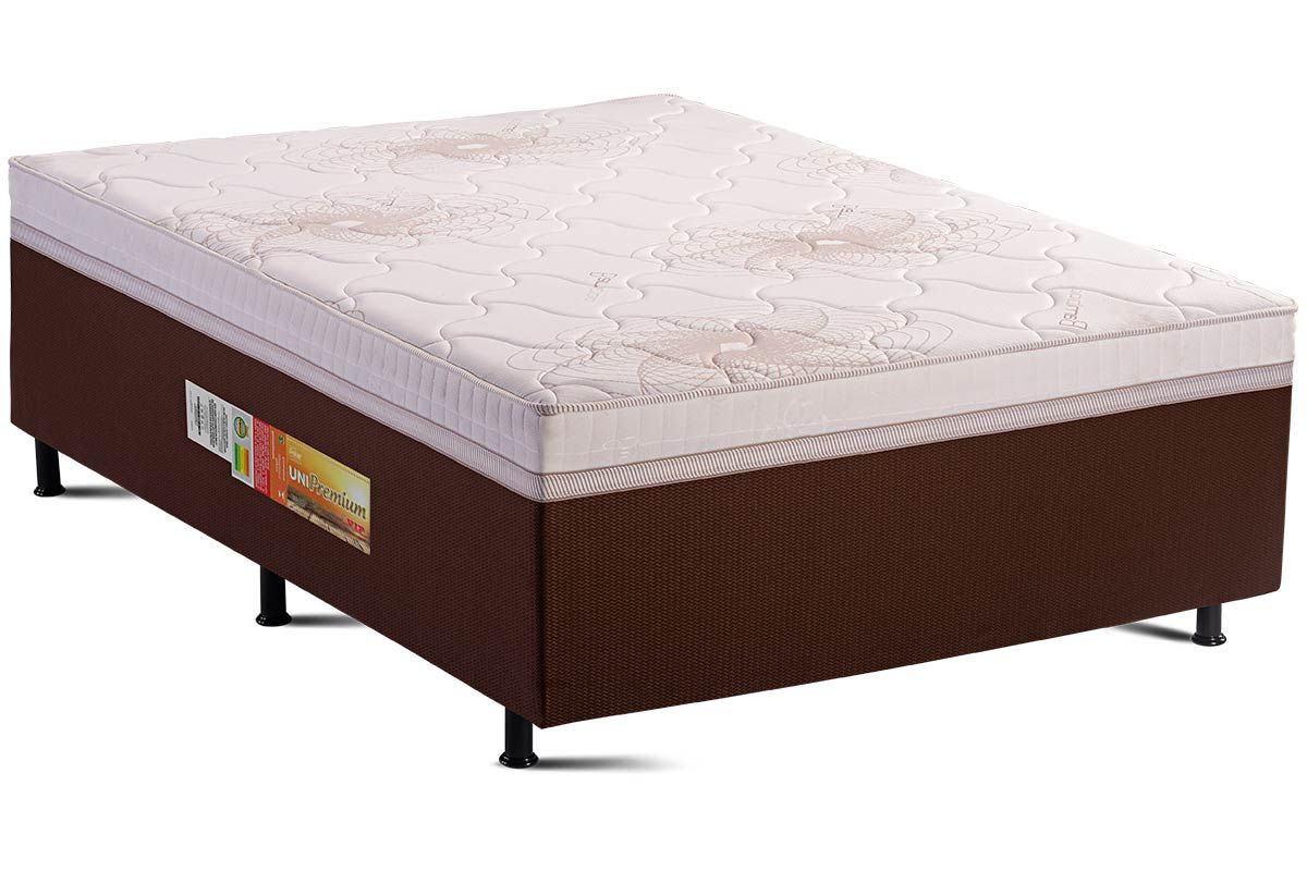 Cama Box Conjugado c/Colchão UniPremium Vip Polar