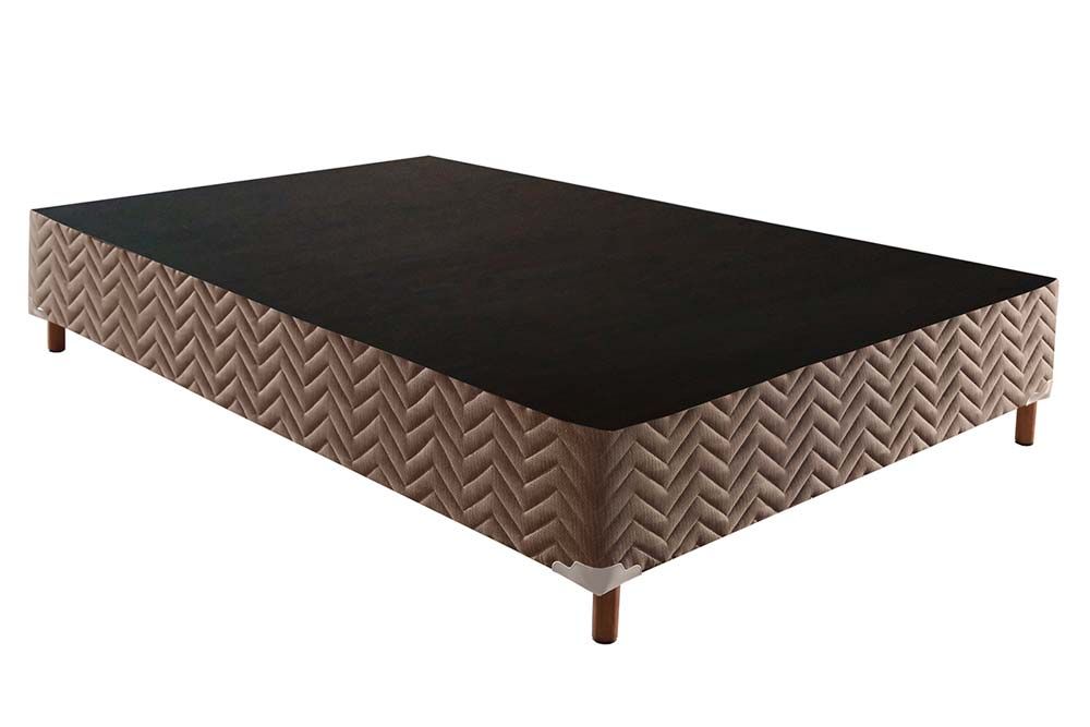 Cama Box Paropas Sommier BrownCasal - 138x188x20