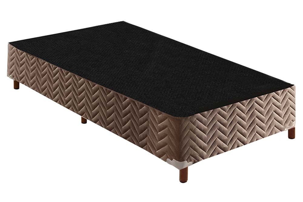 Cama Box Paropas Sommier BrownSolteiro - 88x188x20