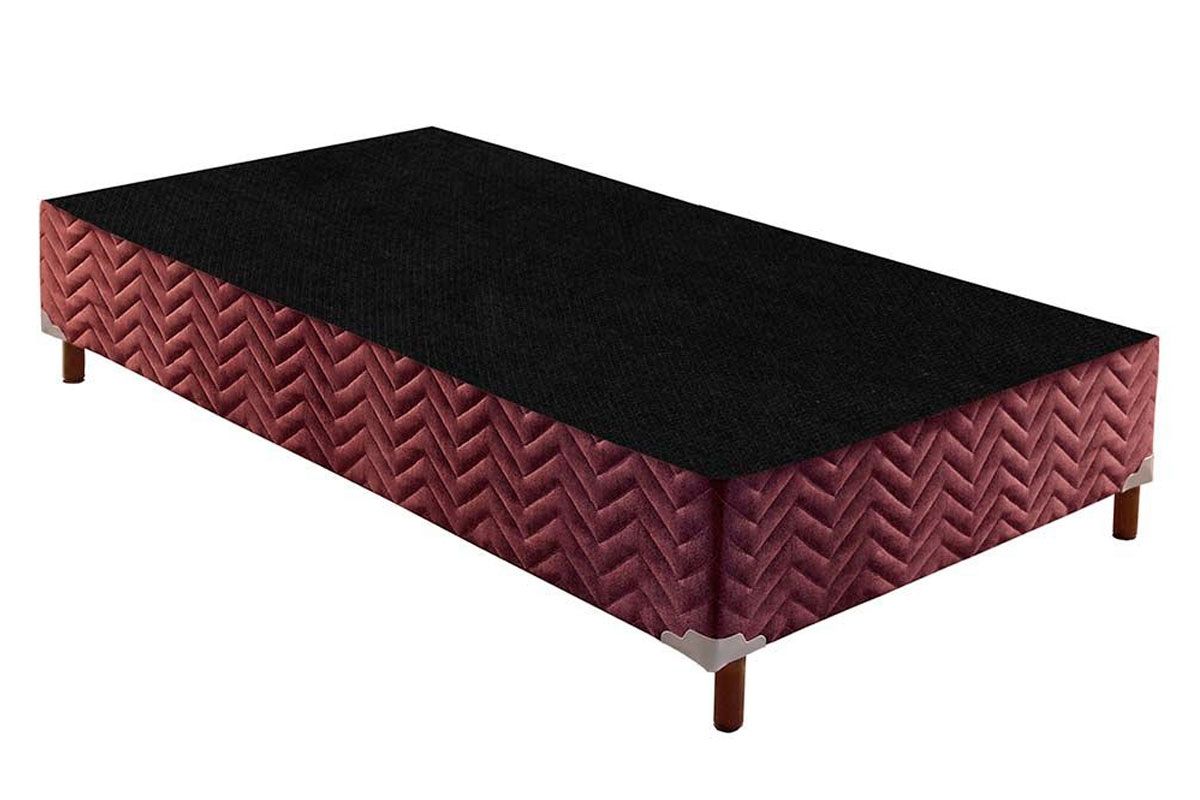 Cama Box Paropas Sommier WineSolteiro - 96x203x30