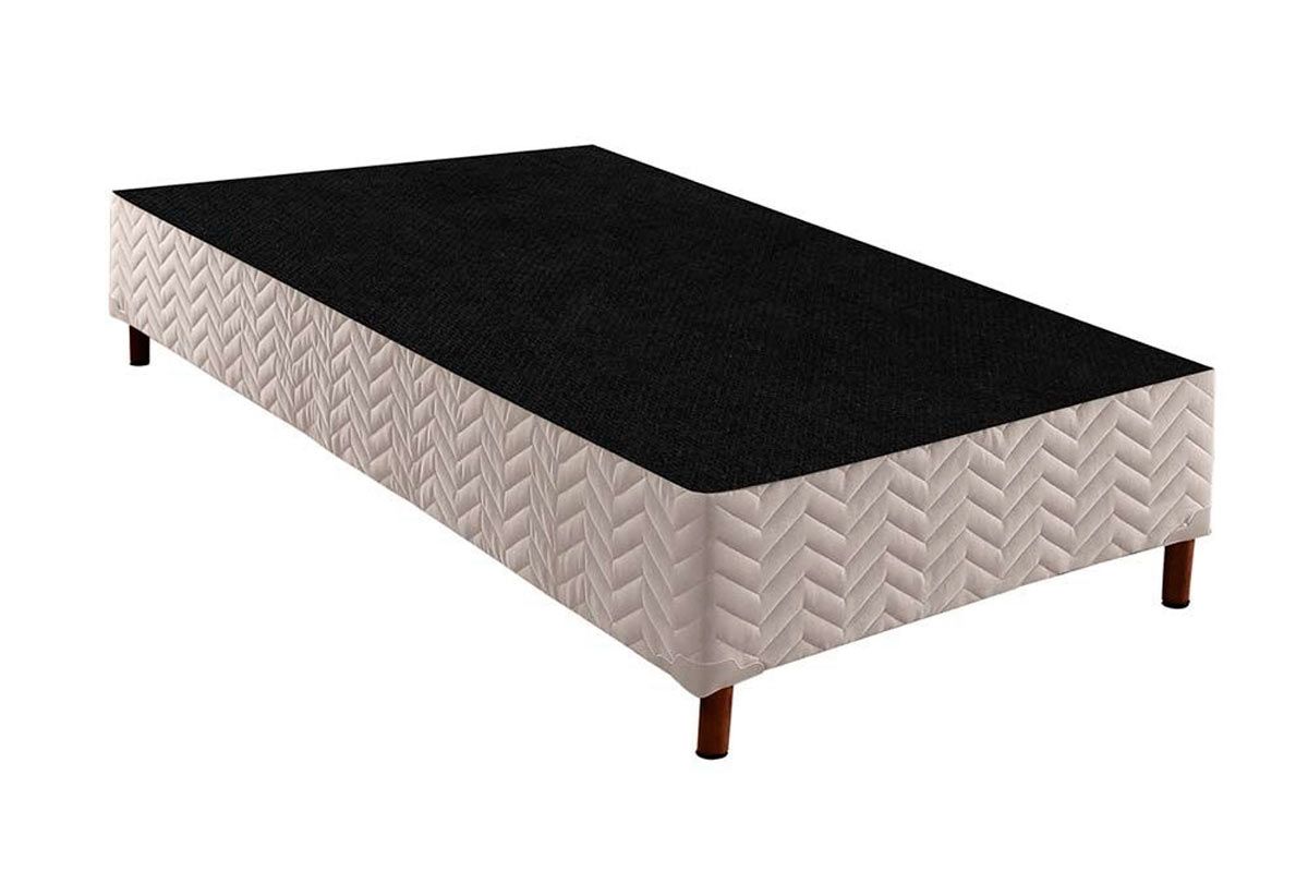Cama Box Paropas Sommier WhiteSolteiro - 96x203x30