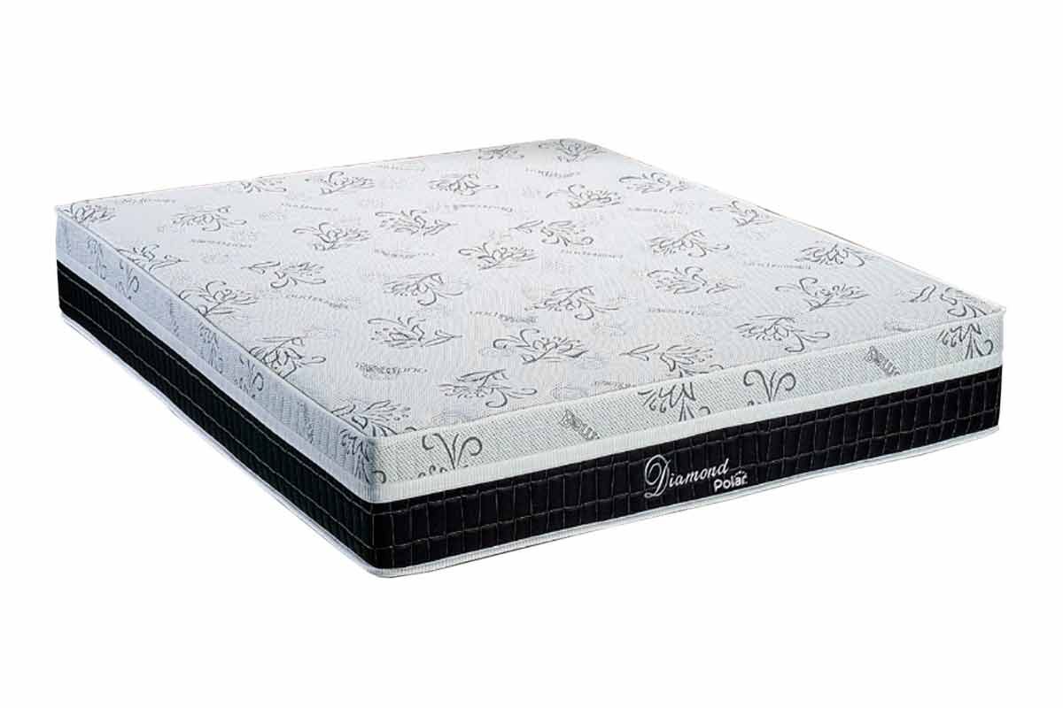 Cama Box CRC +Colchão Molas Diamond Polar