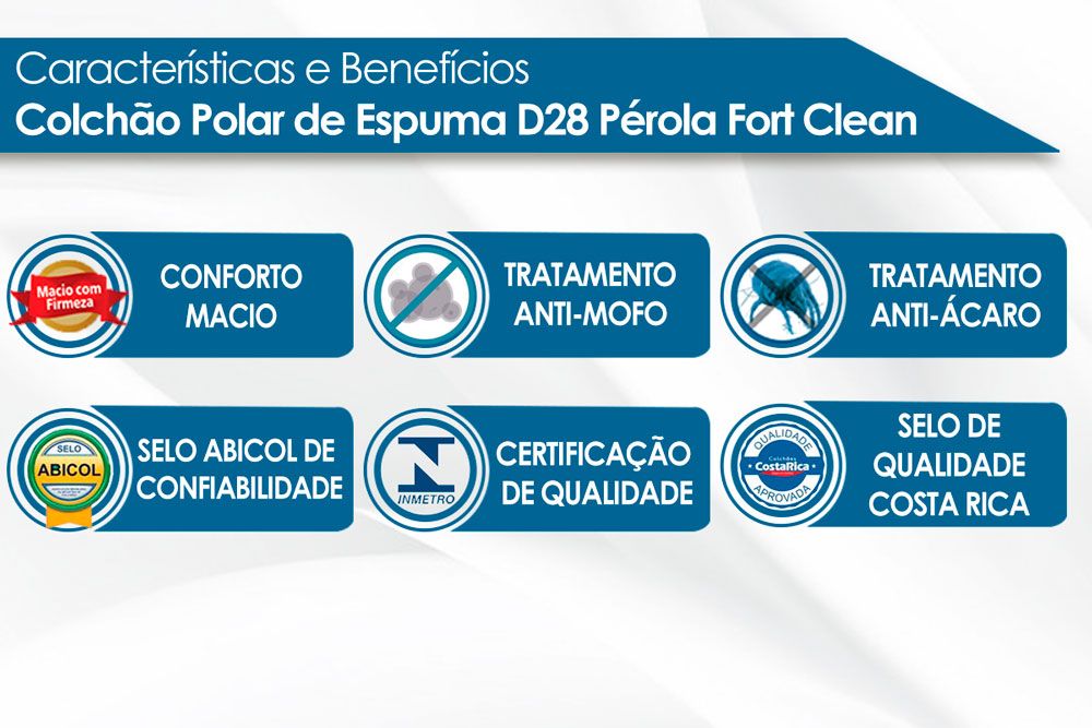 Cama Box Filhão +Colchão Espuma D28 Pérola Polar