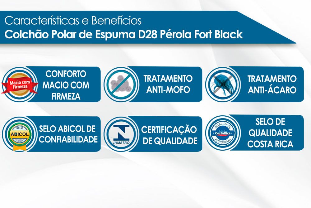 Cama Box Filhão +Colchão Espuma D28 Pérola Polar